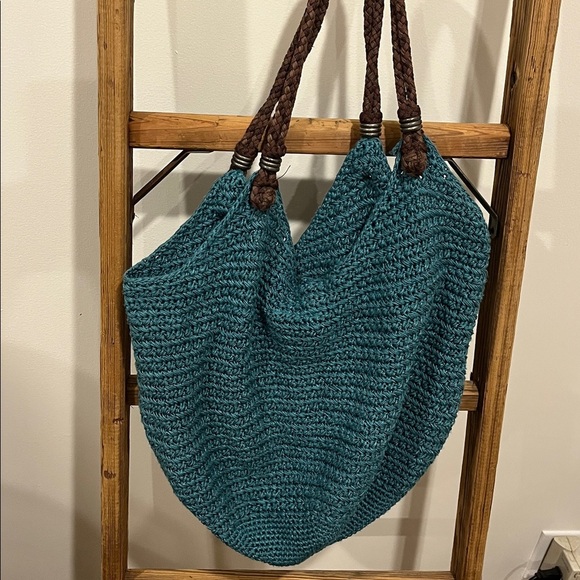 Sakroots Green and Brown Shoulder Bag - Picture 6 of 7